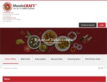 Tablet Screenshot of masalacraft.us