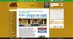 Desktop Screenshot of masalacraft.com.au