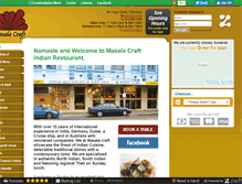 Tablet Screenshot of masalacraft.com.au